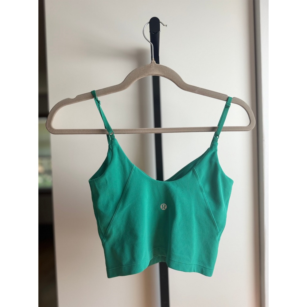 Lululemon Align Cropped Cami Tank Top‎ – Size 2 – Cascadia Green